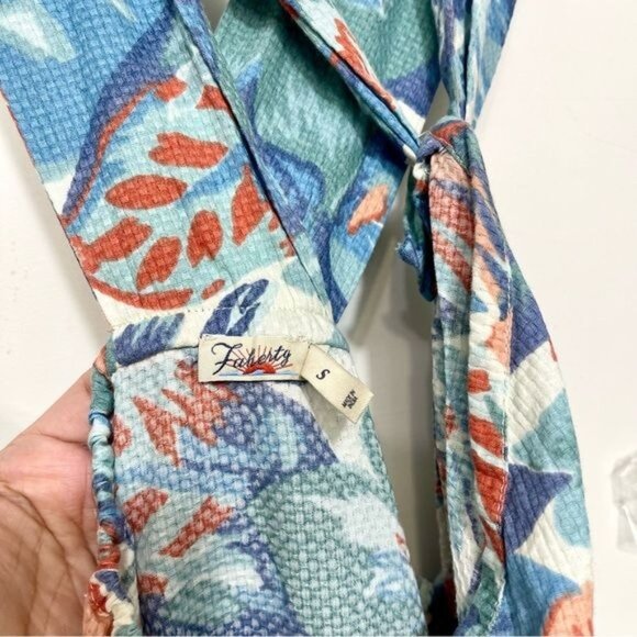 New FAHERTY Bay Twist Dress in Paradise Blossom Floral Size S - Picture 10 of 13